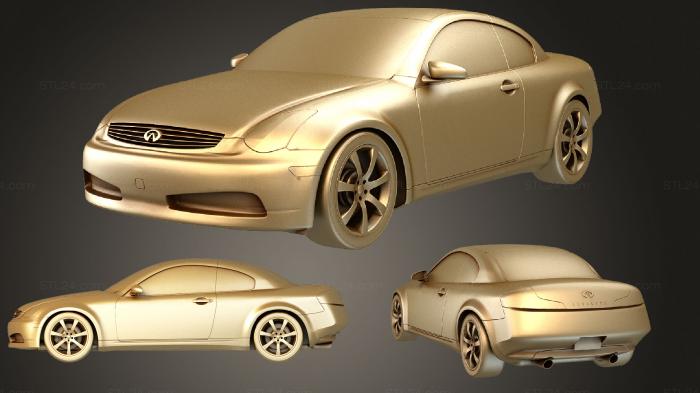 Автомобили и транспорт (Infinity G35 Купе, CARS_1994) 3D модель для ЧПУ станка